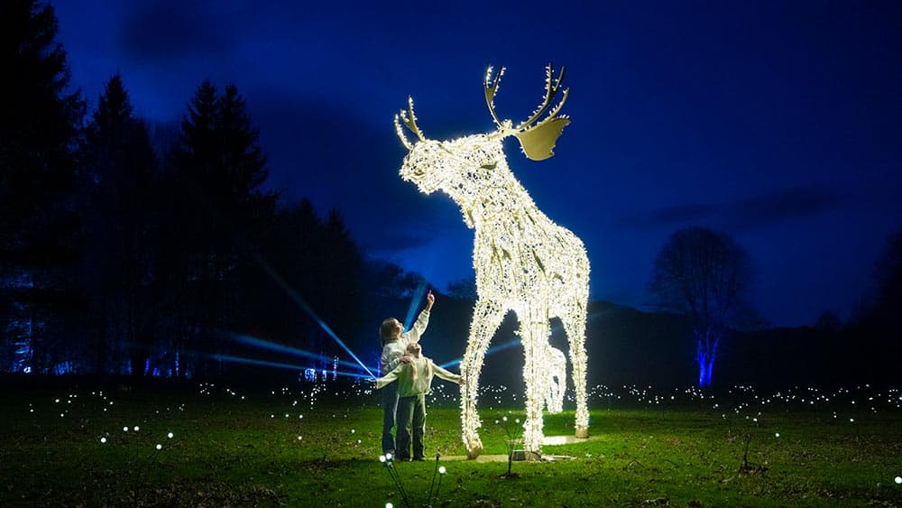 Imposante Lichtskulpturen